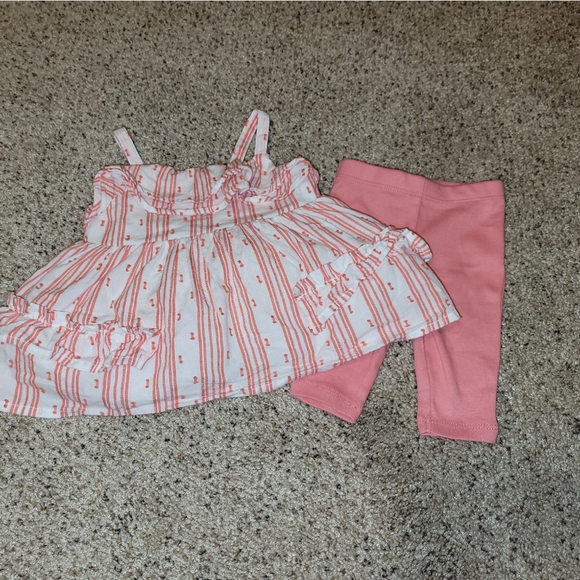 Cat & Jack Other - Newborn Coral Sundress Pant Set by Cat & Jack, Carter's